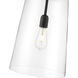 Lolla 1 Light 11.8 inch Matte Black Indoor Pendant Ceiling Light